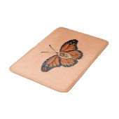 November Citrien Monarch Vlinder Patroon Ontwerp Badmat (Gekanteld)