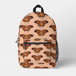 November Citrien Monarch Vlinder Patroon Ontwerp Bedrukte Rugzak