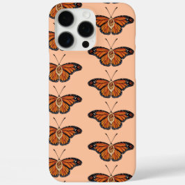 November Citrien Monarch Vlinder Patroon Ontwerp iPhone 16 Pro Max Hoesje