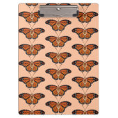 November Citrien Monarch Vlinder Patroon Ontwerp Klembord (Voorkant)