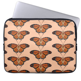 November Citrien Monarch Vlinder Patroon Ontwerp Laptop Sleeve