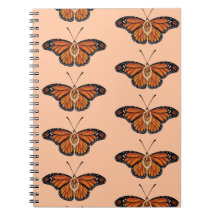 November Citrien Monarch Vlinder Patroon Ontwerp