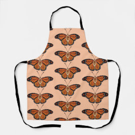 November Citrien Monarch Vlinder Patroon Ontwerp Schort