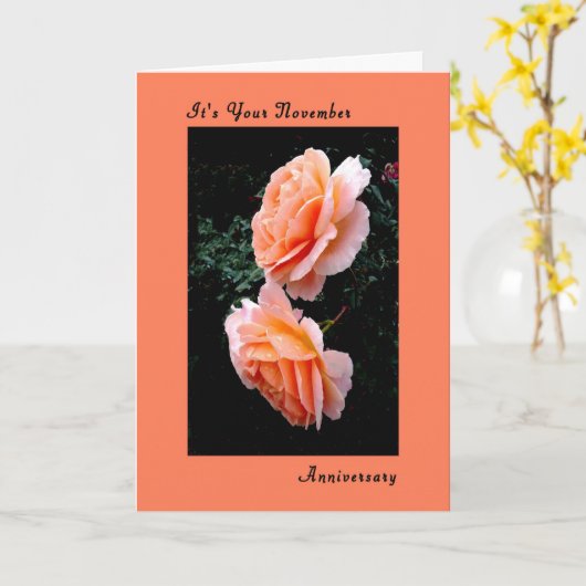 November de Kaart van het Jubileum, de Rozen van d (Gele Bloem)