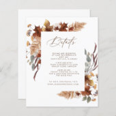 November Details Kaart (Voorkant / Achterkant)