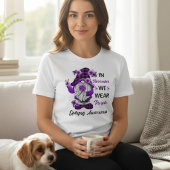 November Epilepsie Bewustzijn Gnome Tri-Blend Shirt
