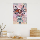 November Fairy Art Print Poster van Molly Harrison (Keuken)