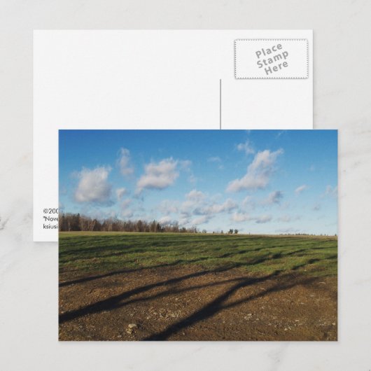 November Gebied III Briefkaart (Voorkant / Achterkant)