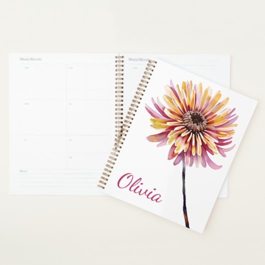 November geboorte bloem geschenken Chrysanthemum b Planner (Display)