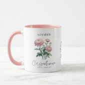 November Geboorte Maand Bloem Chrysanthemum Gift Mok (Links)