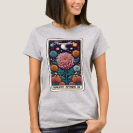 November Geboorte Maand Bloem Chrysanthemum T-shir T-shirt