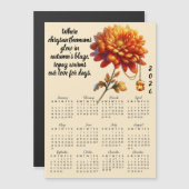 November Geboortebloem & Steen Kalender (Voorkant / Achterkant)