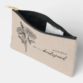 November Geboortemaand Bloem Gepersonaliseerd Brui Etui (Open)