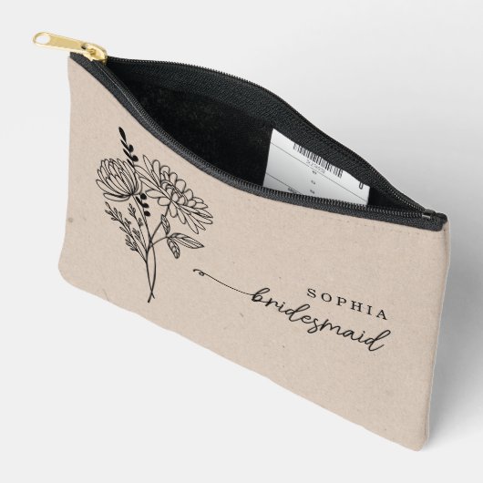 November Geboortemaand Bloem Gepersonaliseerd Brui Etui (Open)