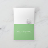 November geboortemaand Chrysanthemum Kaart (Binnen)