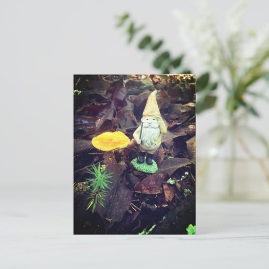 November Gnome Briefkaart (Staand voorkant)