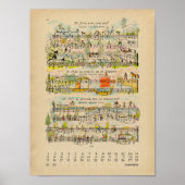 November Happy Notes Kalender 2022 Poster (Voorkant)