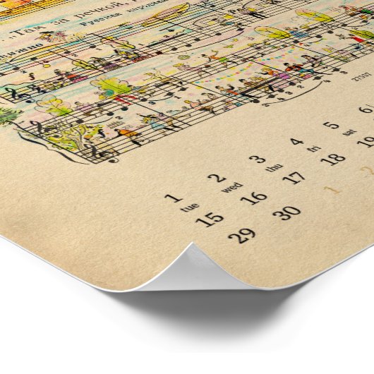 November Happy Notes Kalender 2022 Poster (Hoek)