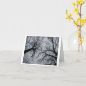 November hemel door de bomen kaart (Gele Bloem)