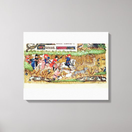 november; herenjacht canvas afdruk (Voorkant)