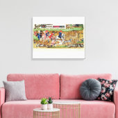 november; herenjacht canvas afdruk (Insitu (Woonkamer))