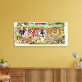 november; herenjacht canvas afdruk (Insitu (Woonkamer))