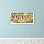 november; herenjacht canvas afdruk (Insitu (Houten vloer))