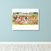 november; herenjacht canvas afdruk (Insitu (Houten vloer))