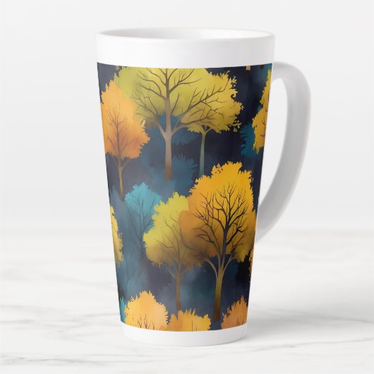 November herfst latte mok (Rechterhoek)