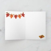 November - Herfst - Wenskaart - Seizoenen Feestdagen Kaart (Binnen)