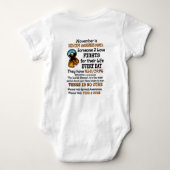 November... iemand waar ik van hou romper (Achterkant)