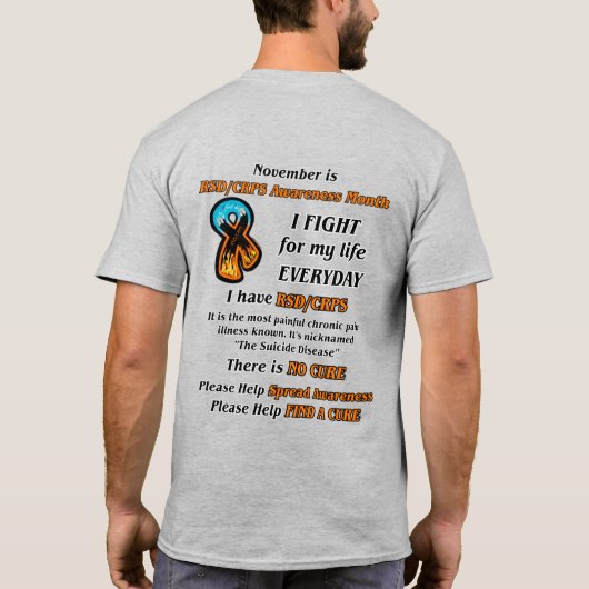 November...ik vecht t-shirt (Achterkant)