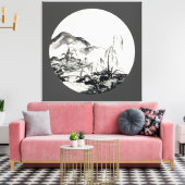 November in Jiangsu Canvas Afdruk (Insitu (Woonkamer))