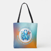 November is de maand en dag van microtie bewustzij tote bag (Achterkant)