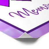 November is de maand van Alzheimer Disease Awarene Poster (Hoek)