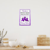 November is de maand van Alzheimer Disease Awarene Poster (Keuken)