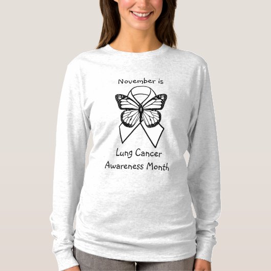 November is de Maand van de Bewustheid van de Kank T-shirt (Voorkant)
