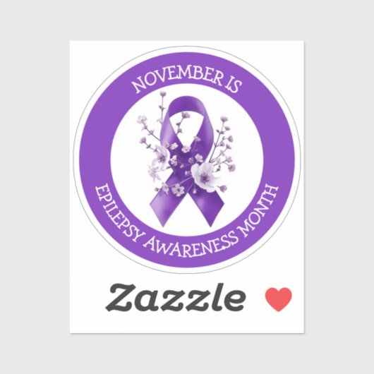 November is de maand van de epilepsiebewustwording sticker (Vel)
