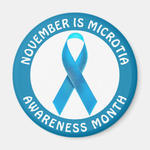 November is de maand van de microtie bewustwording magneet