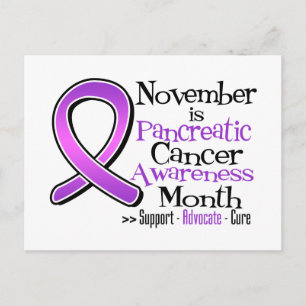 November is de Maand van het Bewustzijn van de Kan Briefkaart