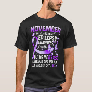 November is de nationale maand van het bewustzijn  t-shirt