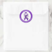 November is Epilepsy Awareness Month Ronde Sticker (Tas)