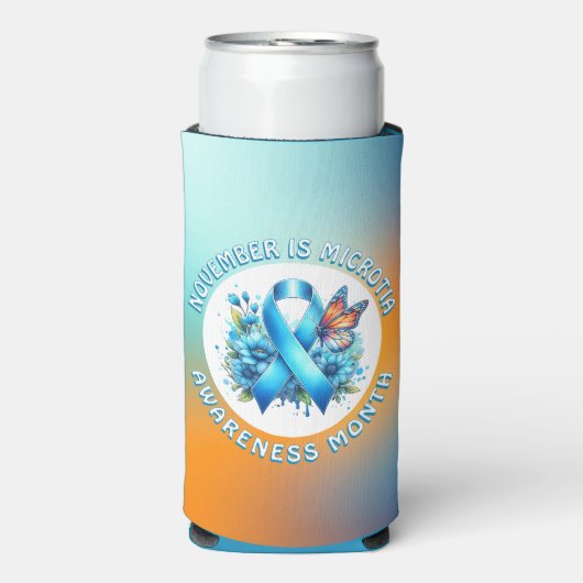 November is Microtia Awareness Month and Day Seltzer Blikjeskoeler (Seltzer Voorkant)