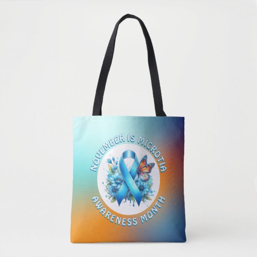 November is Microtia Awareness Month and Day Tote Bag (Voorkant)