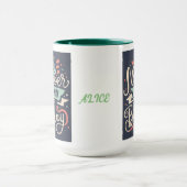 November is mijn verjaardag typografie illustratie mok (Midden)