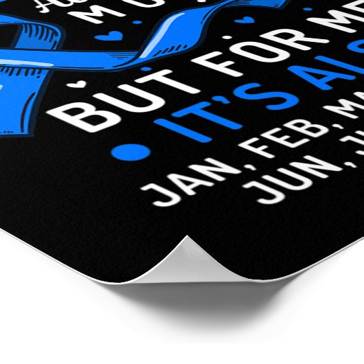 November is Nationale Diabetes Bewustmakingssteun Poster (Hoek)