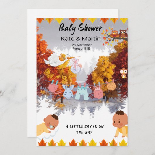 november kaart (Voorkant / Achterkant)