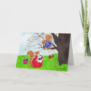 November-kaart Feestdagen Kaart