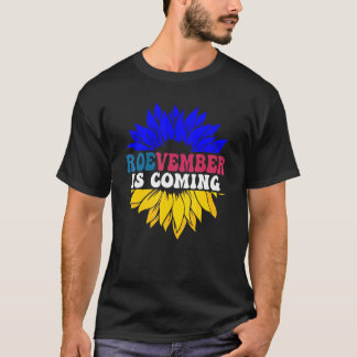 November komt zonnebloem pro keuze t-shirt