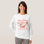 November koningin t-shirt (Voorkant volledig)